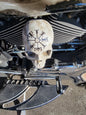 3D ancient skull viking compass