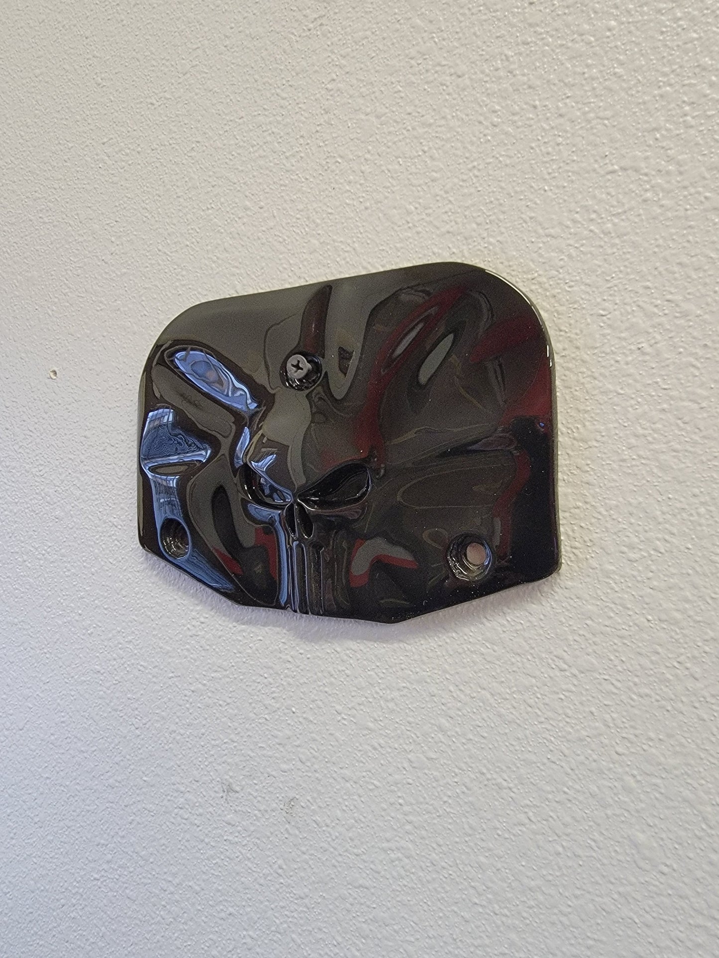 Backrest plate punisher stretching through