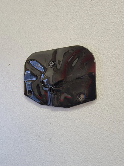 Backrest plate punisher with ghosted Army Veteran flag