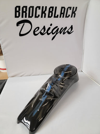 The 3D spartan Thin Blue Line American flag console
