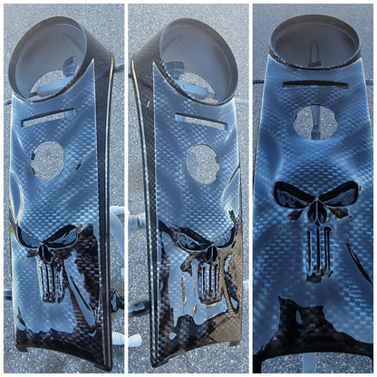 The Punisher console with carbon fiber theme