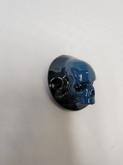 3D Ancient Skull derby and points cover