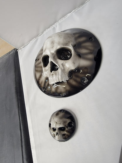 3D Ancient Skull derby cover