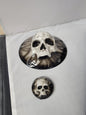 3D Ancient Skull derby and points cover