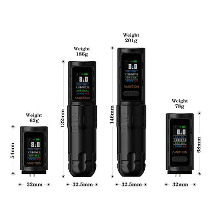 Ambition Soldier Max Wireless Tattoo Machine Pen