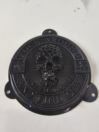 97-25+ Touring 3D skull Don't Tread on me speakers grill covers set