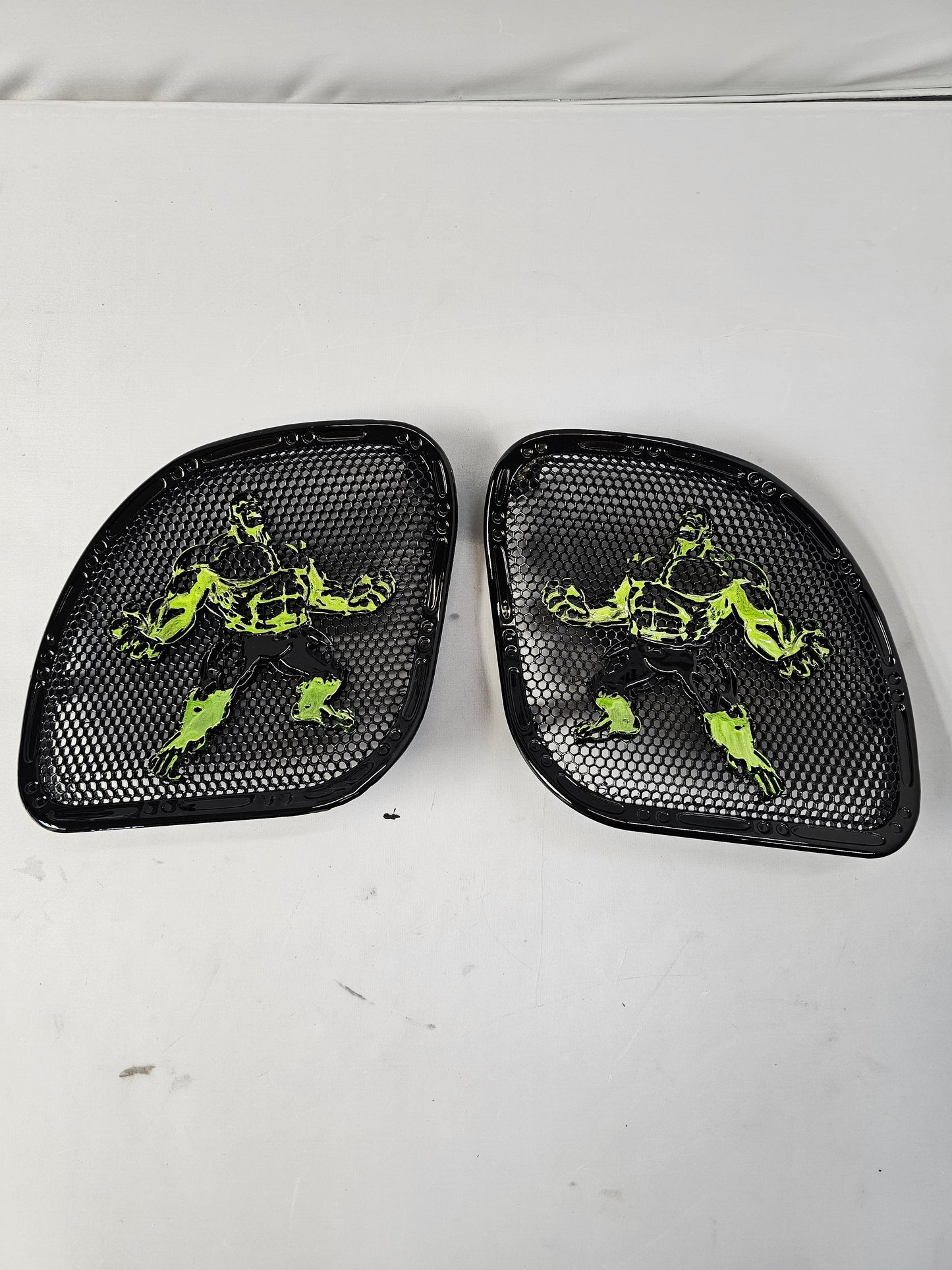 98-2024+ Road Glide 3D Hulk speakers grill covers set