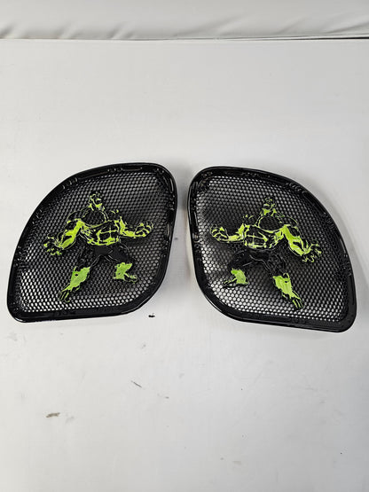 98-2024+ Road Glide 3D Hulk speakers grill covers set
