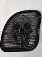 98-2024+ Road Glide 3D webbed Skull speakers grill covers set