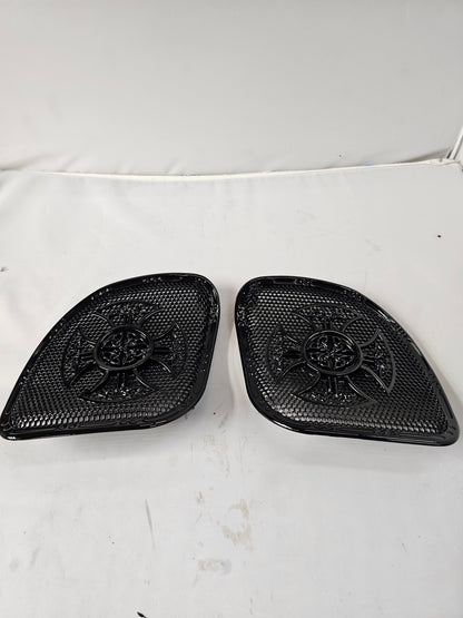 98-2024+ Road Glide 3D Celtic cross speakers grill covers set