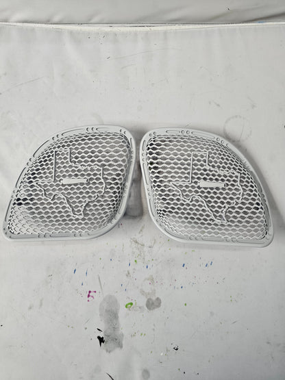 98 to 2024+ Road Glide 3D Texas speakers grill covers set