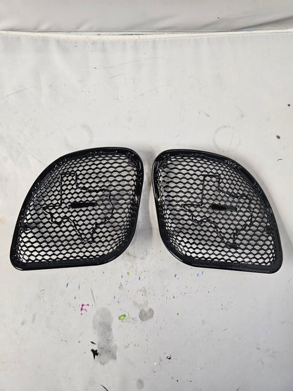 98 to 2024+ Road Glide 3D Texas speakers grill covers set