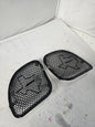 98 to 2024+ Road Glide 3D Texas speakers grill covers set
