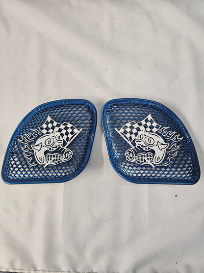 98-2024+ Road Glide 3D Fast Johnny speakers grill covers set