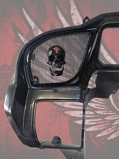 98 to 2024+ Road Glide 3D vampire speakers grill covers set