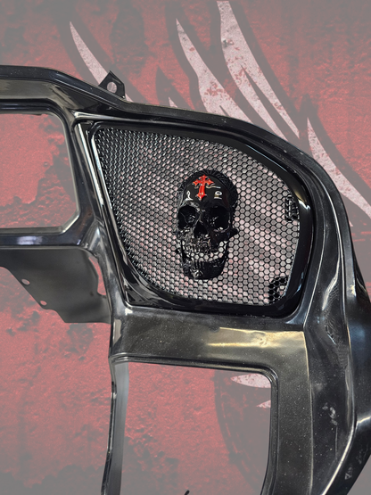 98 to 2024+ Road Glide 3D vampire speakers grill covers set