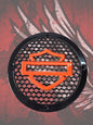 A set of bag shield theme speakers grill covers
