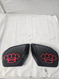 98-2024+ Road Glide 3D brass knuckles speakers grill covers set