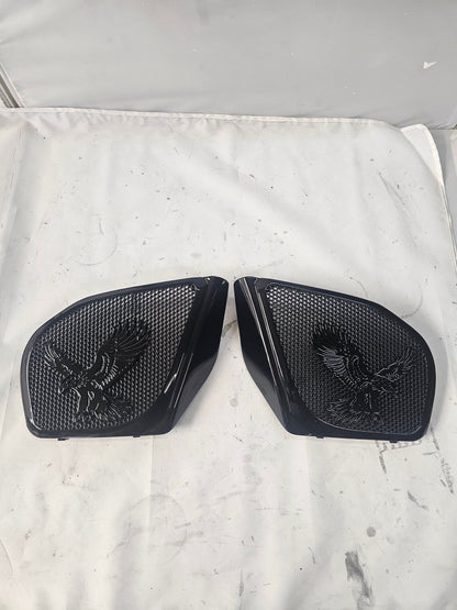 98-2024+ Road Glide 3D Eagle speakers grill covers set