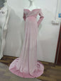 Women's Gold Veet Trailing Long Dress Graphy Dresses