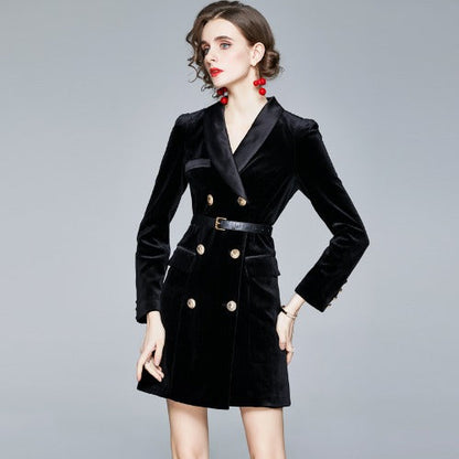 Women's Dress Autumn Lightly Mature Temperament Goddess Skirts