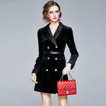 Women's Dress Autumn Lightly Mature Temperament Goddess Skirts
