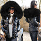 Women's New Creative Down Hood Large Coats