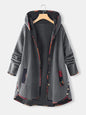 Women's Spring Hooded Loose Long Sleeve Large Coats