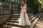 Women's Sexy Strap Backless Dress Split Wedding Dresses