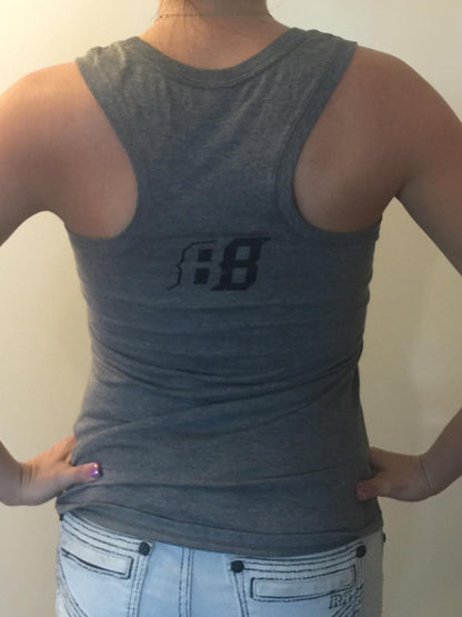 Brock black design women's tank top