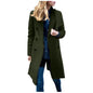 Women's Classic Fashion Mid-length Woolen Double-breasted Coats