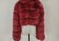 Women's Imitation Fur Fashionable Stand Collar Long Coats