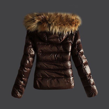 Slim Fit Cotton Imitation Fur Big Coats