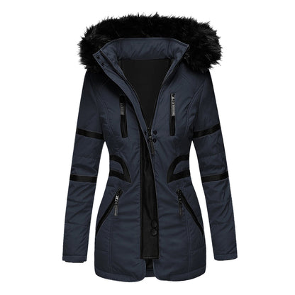 Women's Collar Cotton Clothes Casual Fashionable Warm Coats