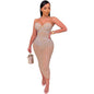 Women's Classic Sling Rhinestone Slim Dress Dresses