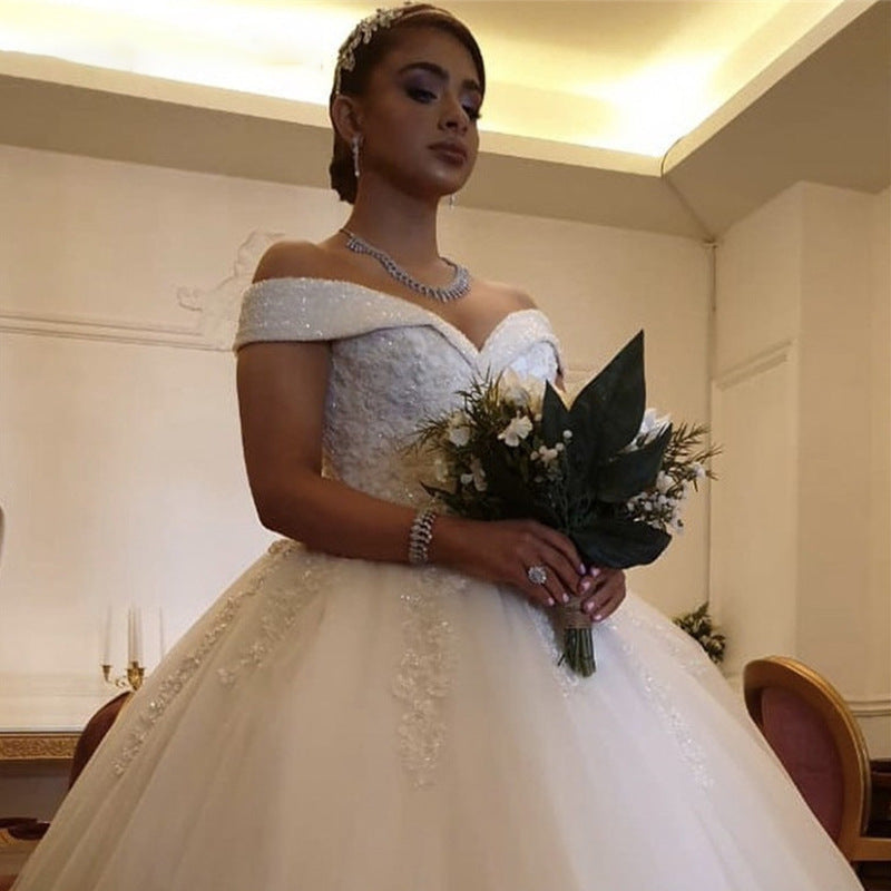 Dress Sexy Trailing Lace Up Main Wedding Dresses