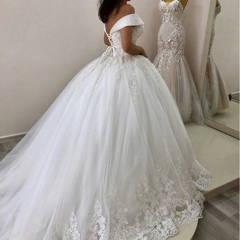 Dress Sexy Trailing Lace Up Main Wedding Dresses