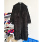 Fur Imitated Tibet Sheep Green Fruit Collar Over Coats