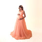 Women's Cotton Stitching Mesh Strap Mopping Long Dresses