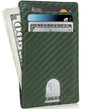 Genuine Leather Slim Card Holder – RFID Blocking, Thumb-Hole Access