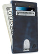 Genuine Leather Slim Card Holder – RFID Blocking, Thumb-Hole Access