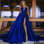 Women's Sexy Deep V Split Long Dress Wedding Dresses