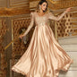 Women's Spring Deep V Large Swing Sexy Wedding Dresses
