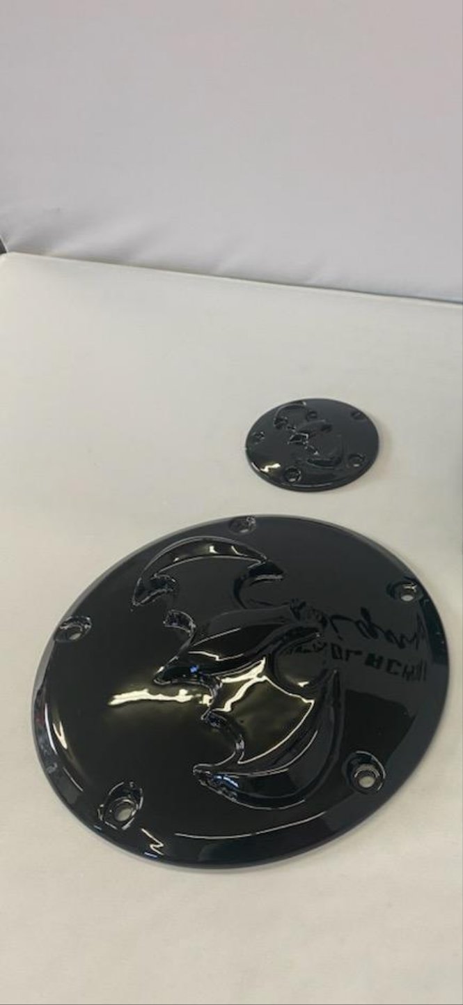 Batman Harley Derby, points and horn cover