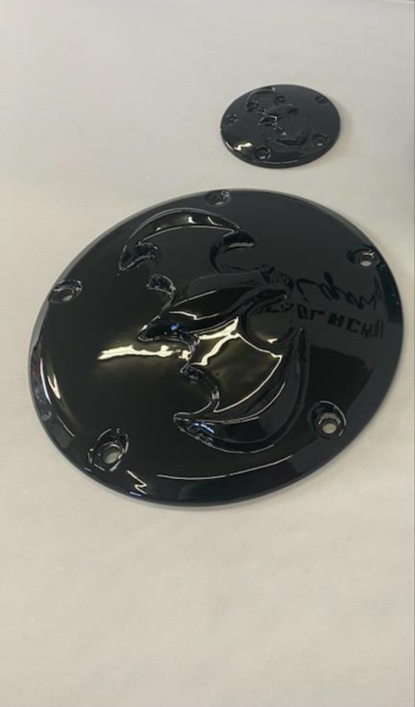 Batman Harley Derby, points and horn cover