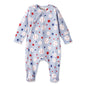 Grand Slam Baseball Bamboo Zipper Romper for Baby