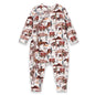 Cowboy Baby Zipper Romper - Bamboo Western Spirit Outfit