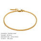 Stainless Steel Cuban Chain Mens Adjustable Fade-Proof Bracelet