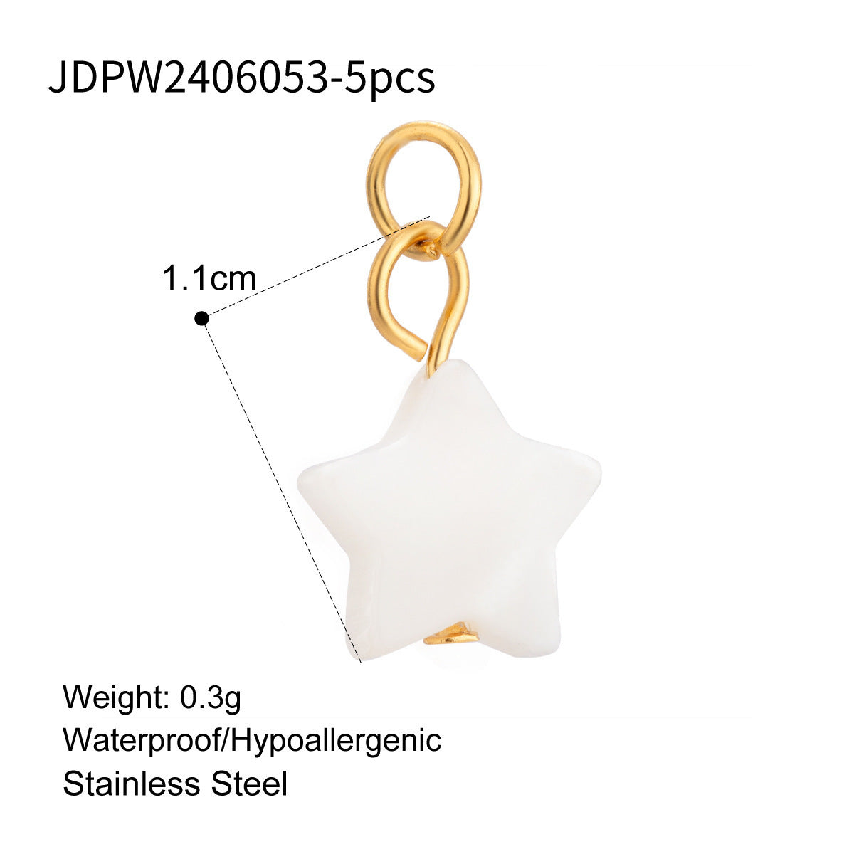 Women's Cute Drop Oil Pendant Color Retention Necklace Pendant