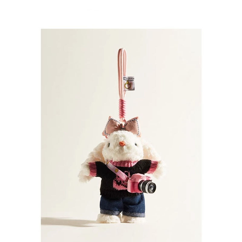 Plush Key Chain Cute Rabbit Doll Cartoon Pendant